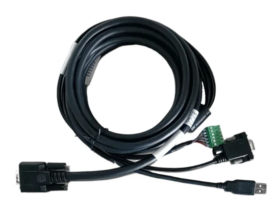 标准DB15电源IO一体线，DB15转USB2.0DB9open线缆绿色端子，2.5米，静态线缆 - 海康机器人配件 | 玮盈科技
