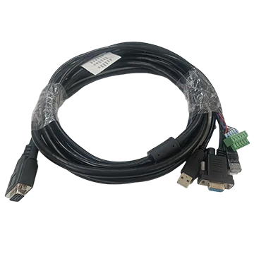 标准DB15电源IO一体线，DB15转USB2.0RJ45公头open线缆绿色端子，2.5米，静态线缆 - 海康机器人配件 | 玮盈科技