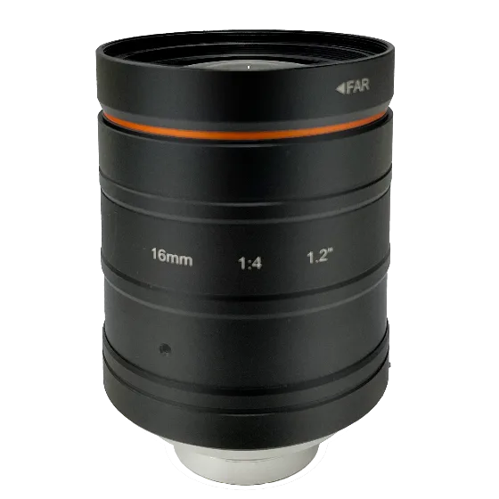 16mm，F4固定光圈，1.2"，2500万分辨率，C接口镜头 - 海康机器人 | 玮盈科技