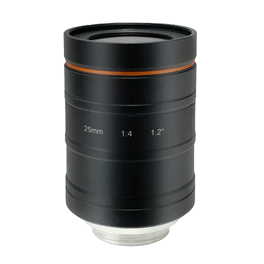 25mm，F4固定光圈，1.2"，2500万分辨率，C接口镜头 - 海康机器人 | 玮盈科技