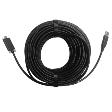 超柔AOC USB3.0 Type-C数据线，Type-C male(螺钉)转A male，15米，机械臂场合 - 海康机器人配件 | 玮盈科技