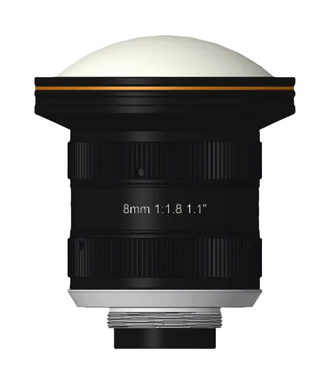 8mm，F1.8，1.1”，2000万分辨率，C接口镜头 - 海康机器人工业镜头 | 玮盈科技